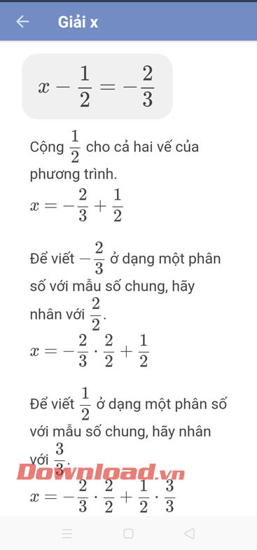 Đáp án chi tiết