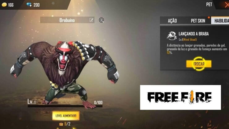 Thú cưng Baboon trong Garena Free Fire