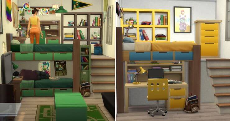 Trang trí căn phòng trong The Sims 4