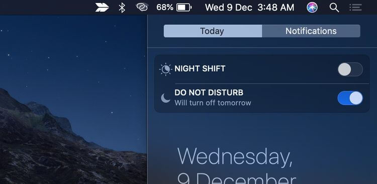 Do not Disturb trên Mac