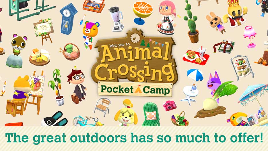 Game mô phỏng cuộc sống hay trong Animal Crossing Pocket Camp