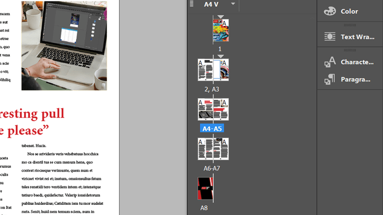 Thêm đánh số trang trong Adobe InDesign