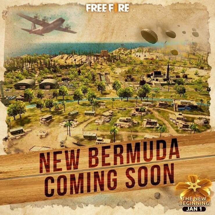 Bản đồ Bermuda 2.0 trong Free Fire 2021