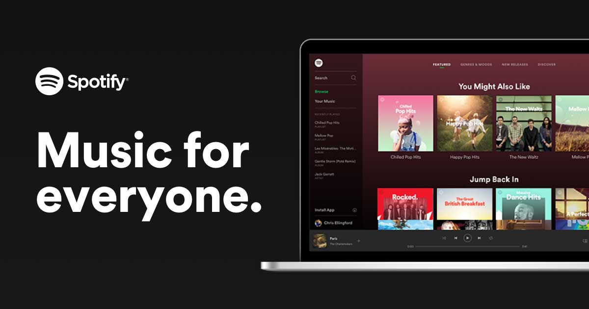 App Spotify mang âm nhạc tới cho mọi người