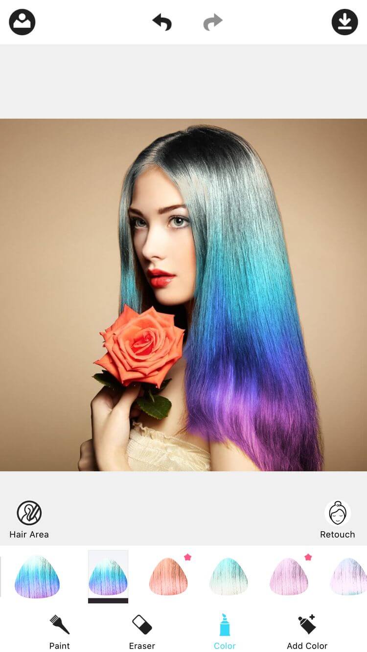 App Hair Color Dye