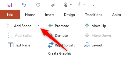 Các tùy chọn thêm hình dạng trong PowerPoint