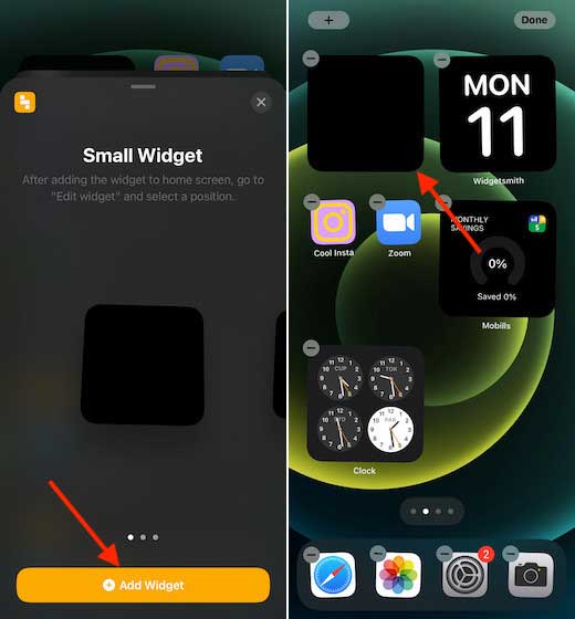 Small Widget