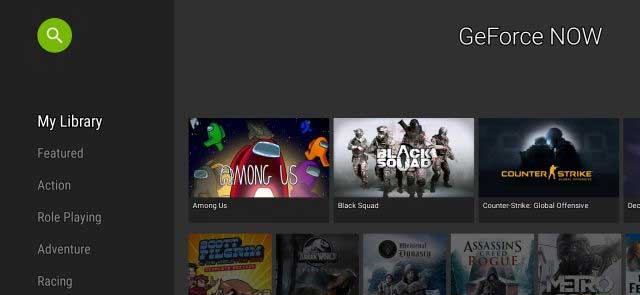 Thư viện GeForce Now