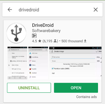 DriveDroid cho Android