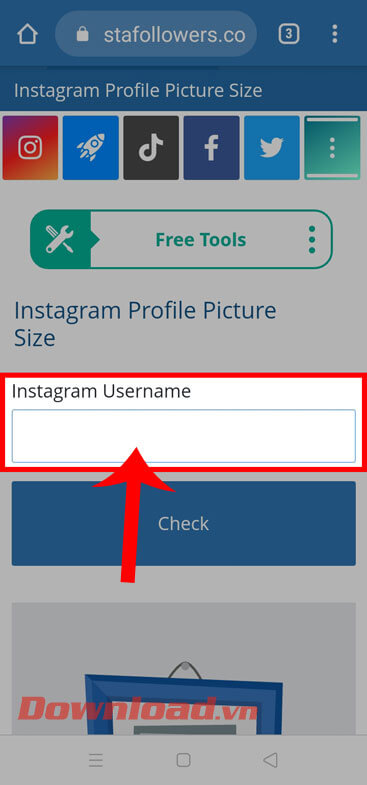 Hướng dẫn tải ảnh đại diện Instagram của tài khoản khác  Downloadvn