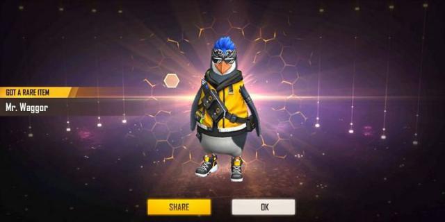 Chim cánh cụt Mr. Wagger trong game Free Fire