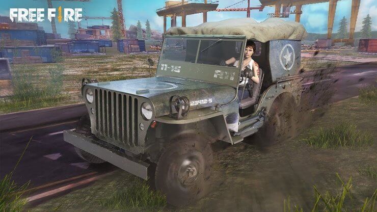 Xe Jeep trong Free Fire