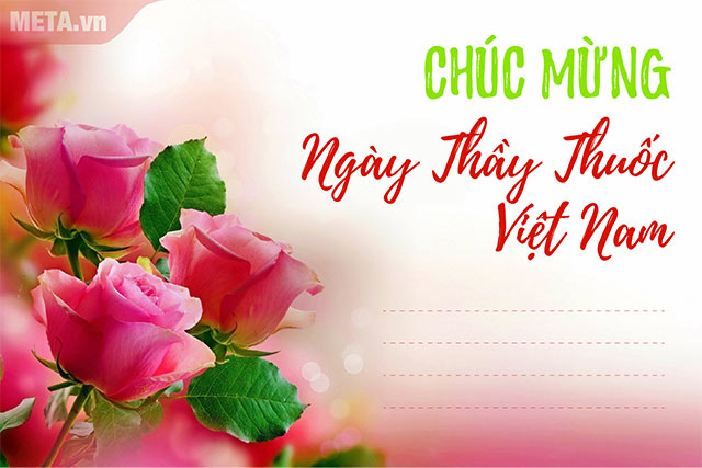 Viết lời chúc mừng ngày Thầy thuốc Việt Nam