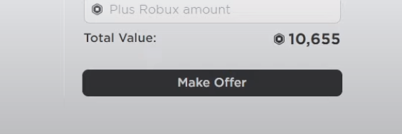 Make Offer trên Roblox