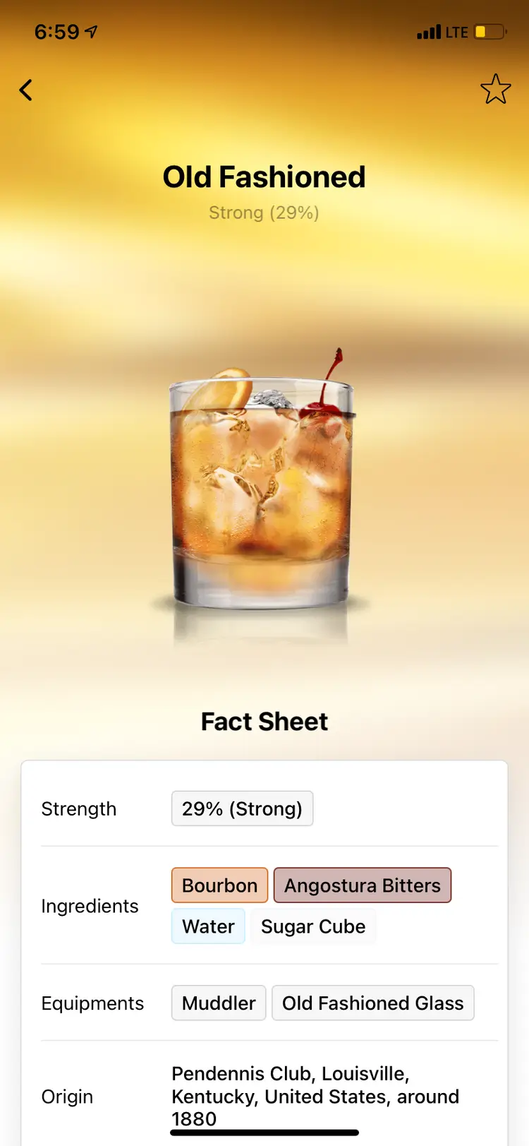 App Cocktail Flow