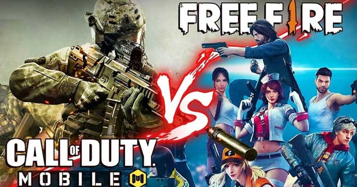 Sự khác biệt giữa Call of Duty và Free Fire
