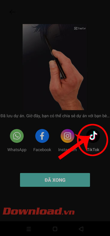 Chia sẻ lên TikTok