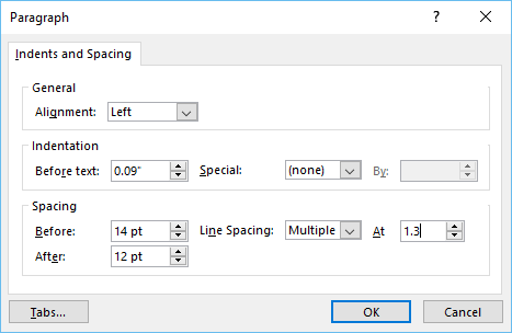 Chỉnh Indent và Spacing trong PowerPoint