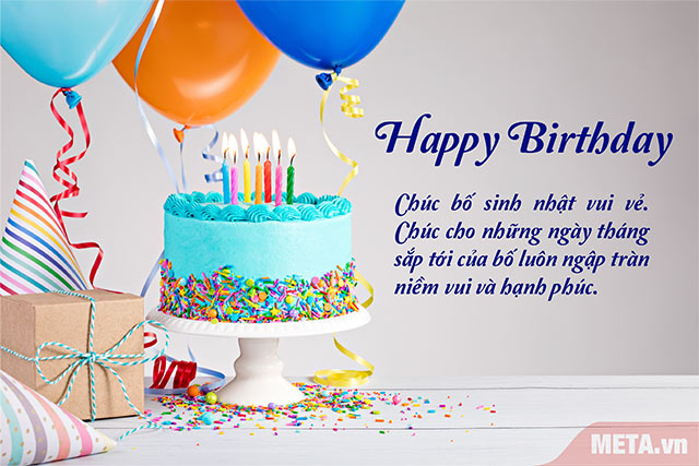 Em hãy tạo một thiệp chúc mừng sinh nhật bạn hoặc người thân Lưu sản phẩm  với tên tệp là Chúc mừng sinh nhậtcxf