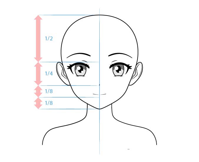 How to draw simple female anime