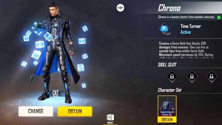 Chrono characters in Garena Free Fire