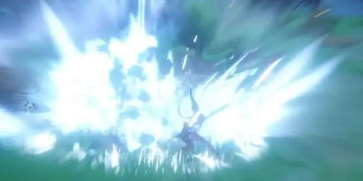 Rosaria's attack in Genshin Impact