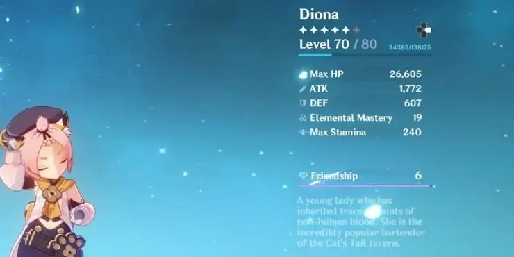No upgrade for Diona