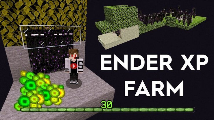 Enderman Farm in Minecraft