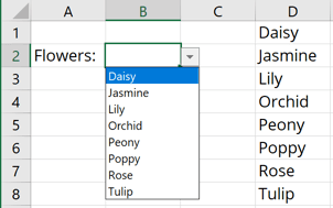 Hướng dẫn tạo drop list trong Excel