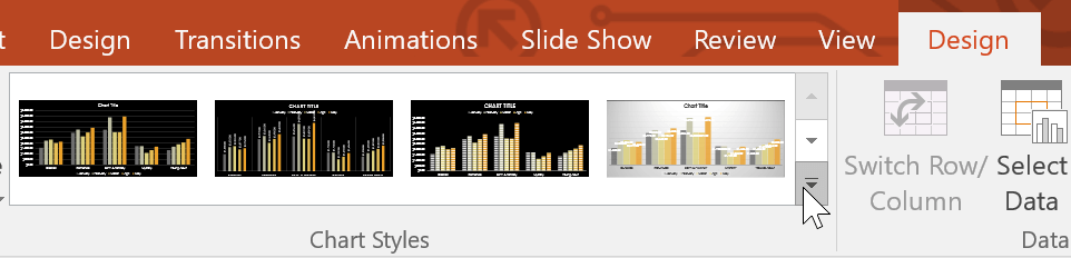 Chart Style trong PowerPoint