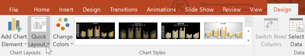 Đổi bố cục trong PowerPoint