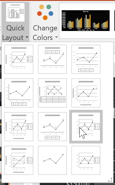 Quick Layout trong PowerPoint