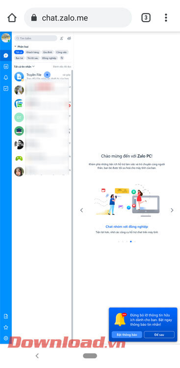 Bắt đầu dùng Zalo trên điện thoại 2