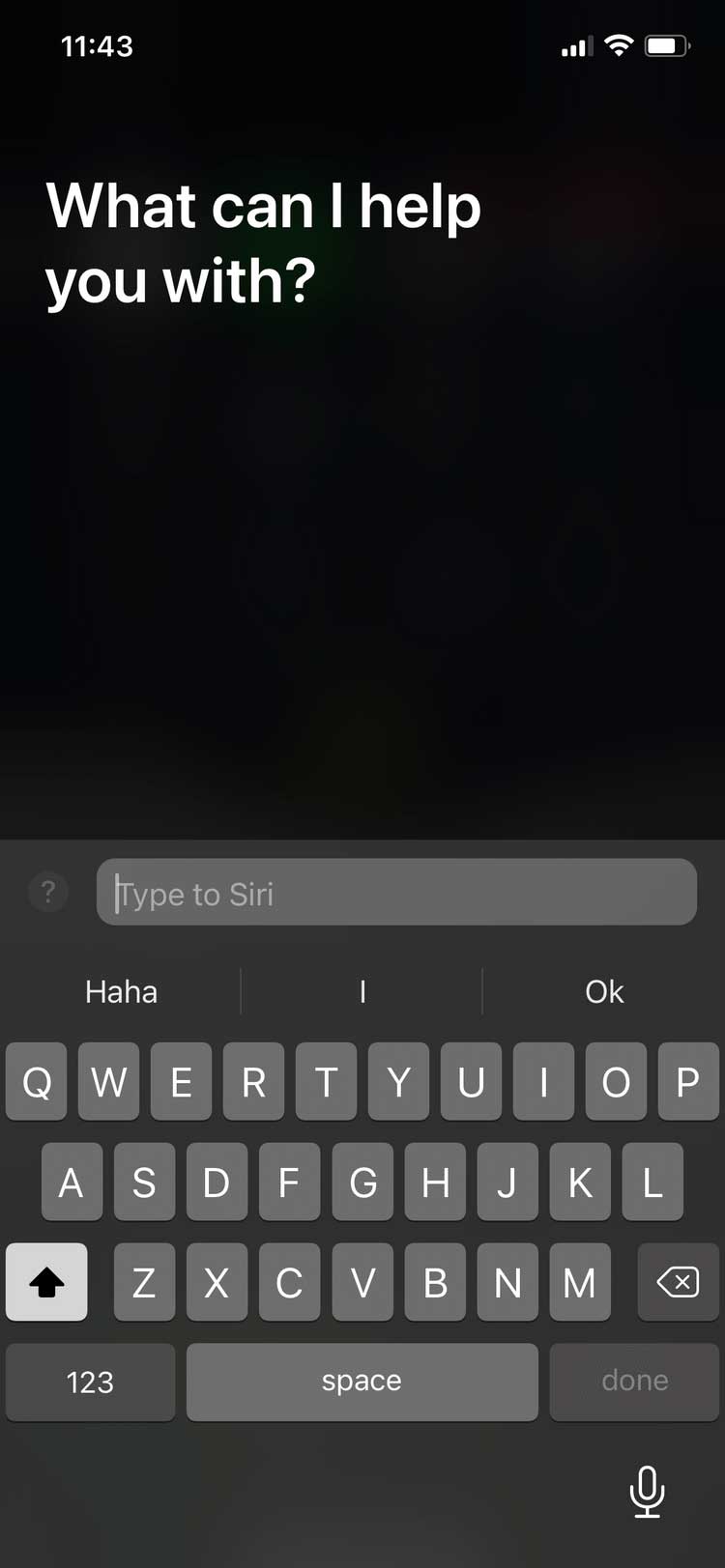 Tính năng nhập Siri trên iPhone