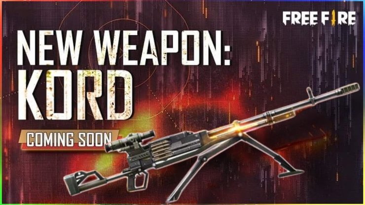 New Kord gun in Free Fire OB28
