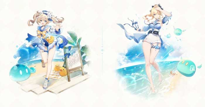 Genshin Impact: Cách có trang phục mùa hè của Jean và Barbara