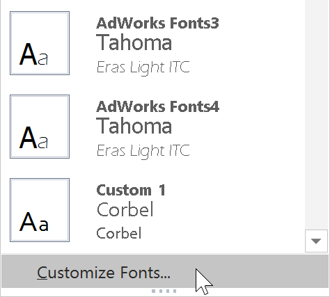 Font trong Microsoft PowerPoint