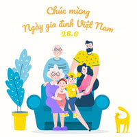 Thiệp mừng ngày Gia đình Việt Nam