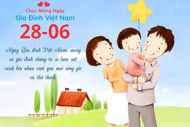 Ảnh chúc mừng Ngày Gia đình Việt Nam