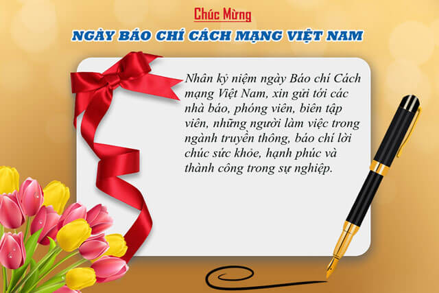 Lời chúc mừng Ngày Báo chí Cách mạng Việt Nam bằng hình ảnh
