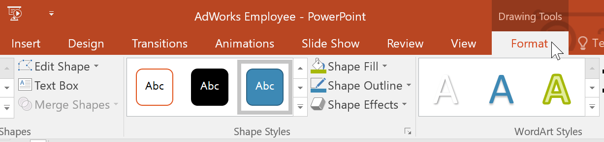 Format trong PowerPoint