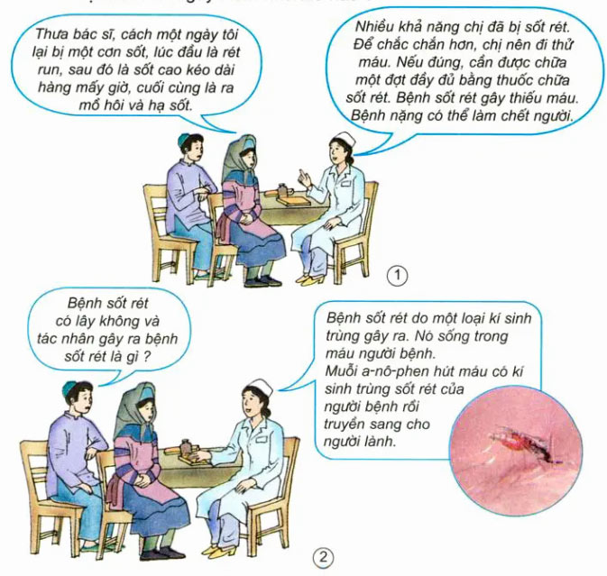 Khoa học lớp 5 Bài 12: Phòng bệnh sốt rét Giải bài tập Khoa học lớp 5 trang 26