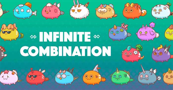 Card combinations in the game Axie Infinity