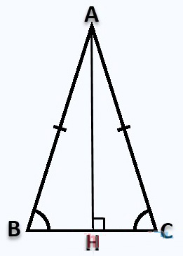 Đường cao trong tam giác cân Ôn tập Toán 8