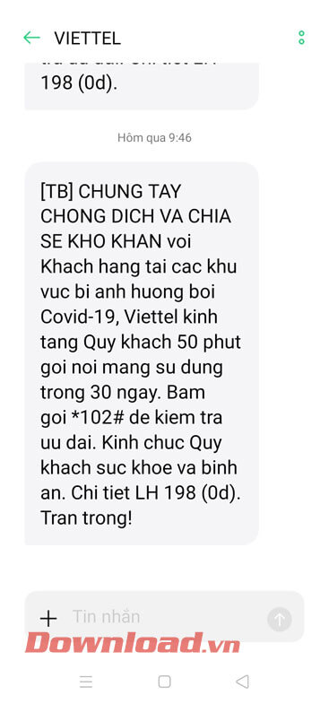 Cách nhận phút gọi miễn phí từ Viettel, Mobifone, Vinafone trong ngày giãn cách