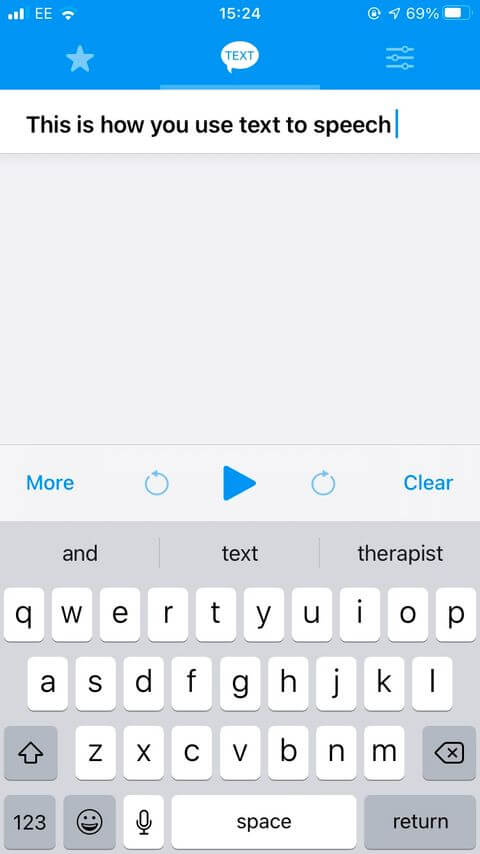 App Text to Speech!