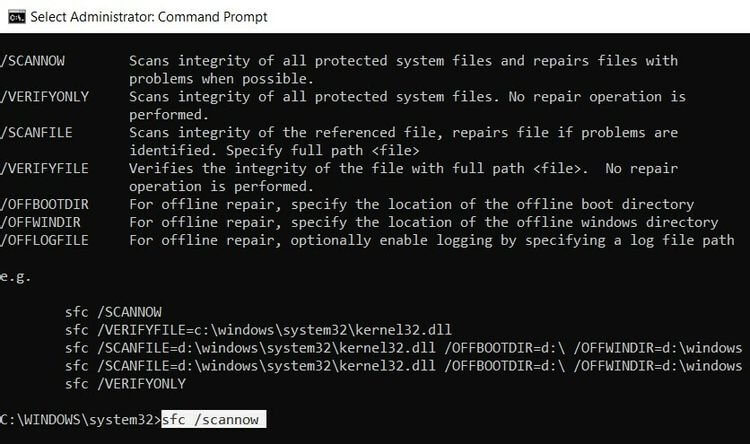 Lệnh Command Prompt trên Windows 10