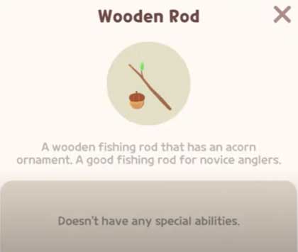 Cần câu cá Play Together bằng gỗ