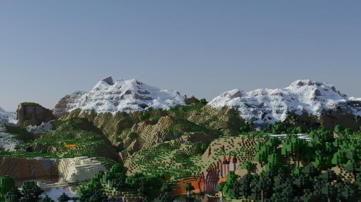 Núi trong Minecraft