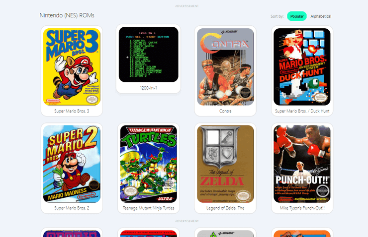 ROM game NES cổ điển